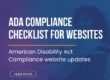 ADA Compiance Checklist for websites