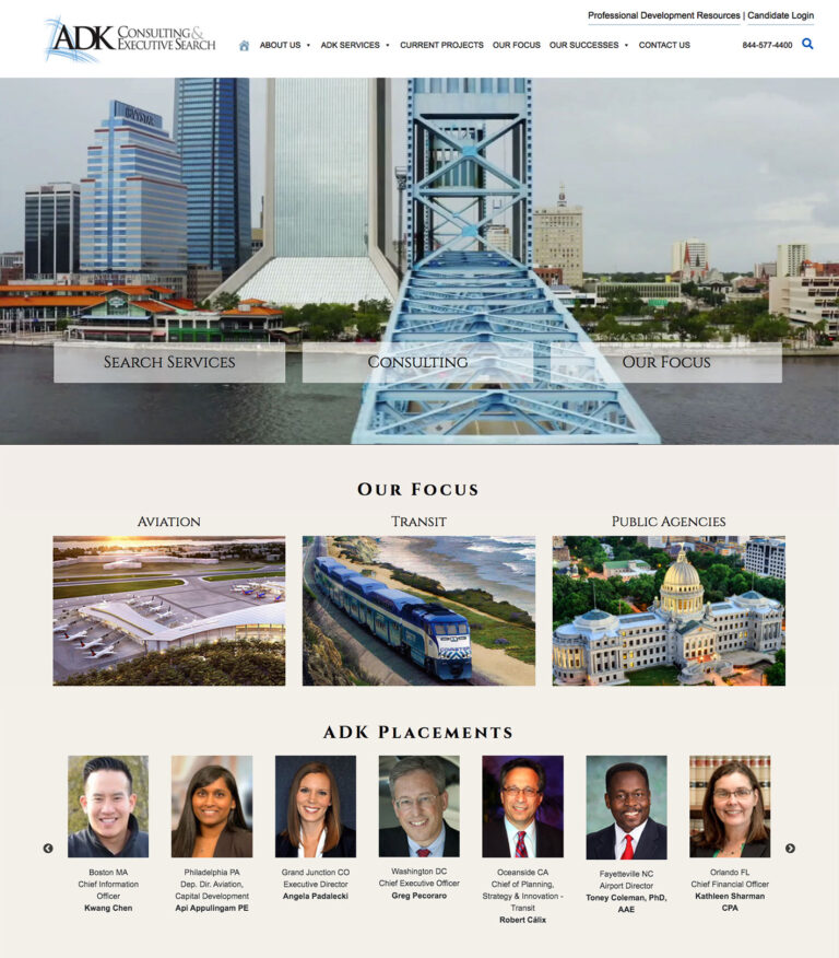 ADK Website x Web FADA Portfolio x