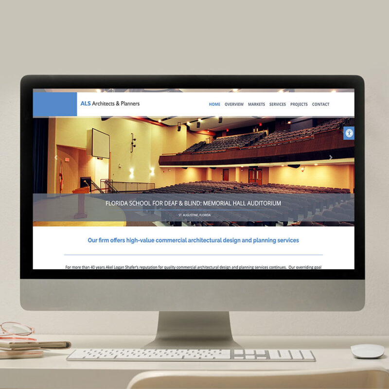 ALS Architects Planners Website Design Portfolio