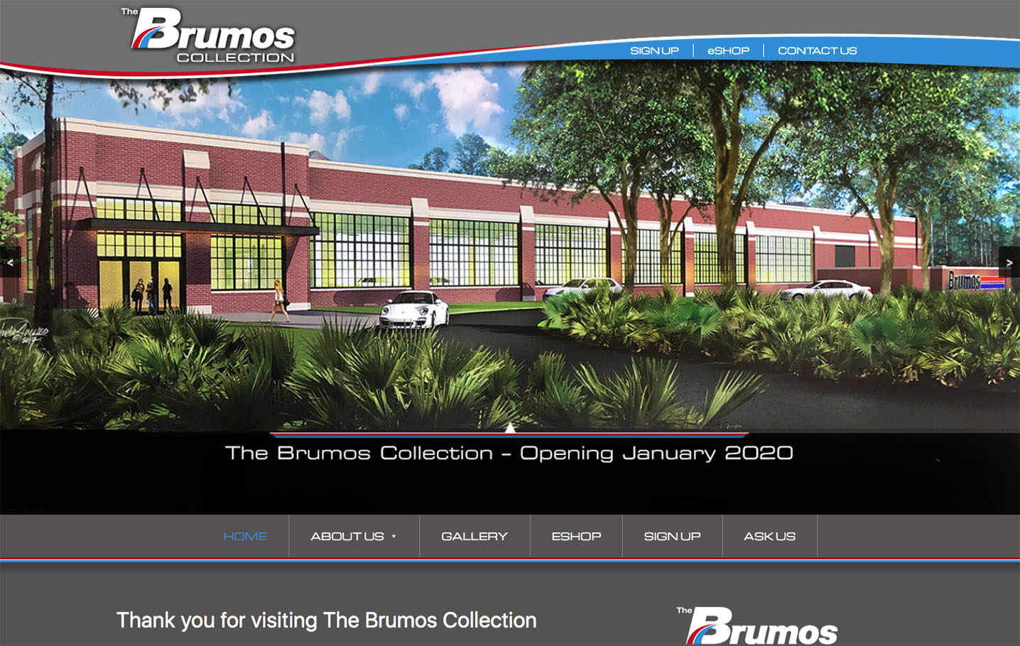 Brumos Collection Website Portfolio SS