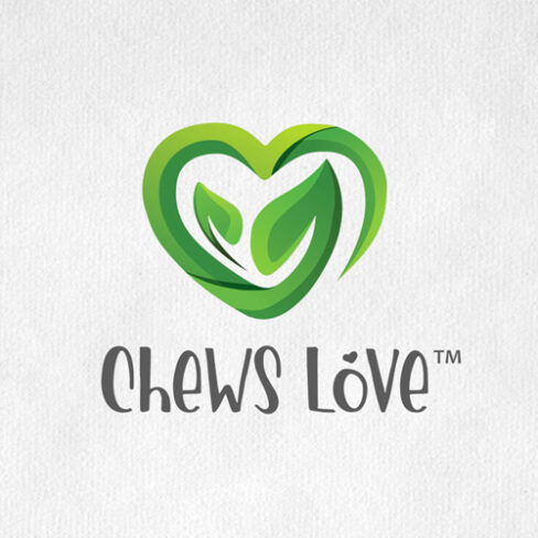 chews love logo design fisher