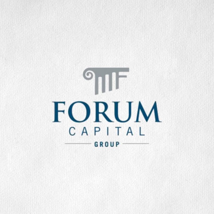 Logo design for Forum Capital Group is a private equity firm focused on financial services. Fisher specializes in financial services marketing