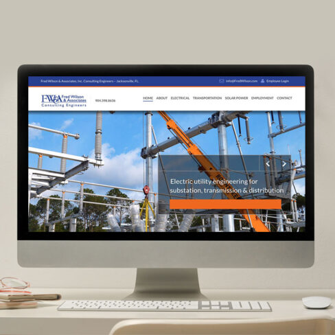 Fred Wilson Consulting Engineers Web Design Portfolio
