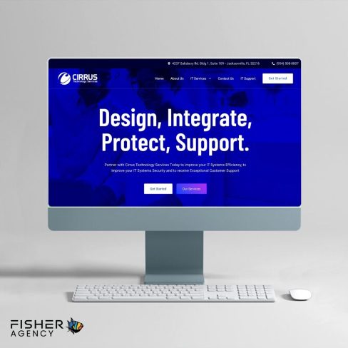IT managed service provider website design