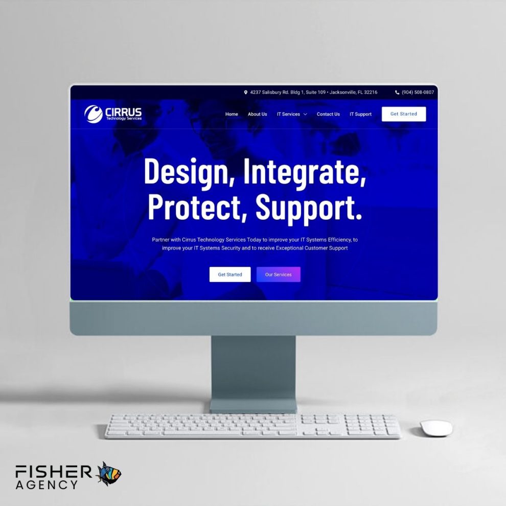 IT managed service provider website design