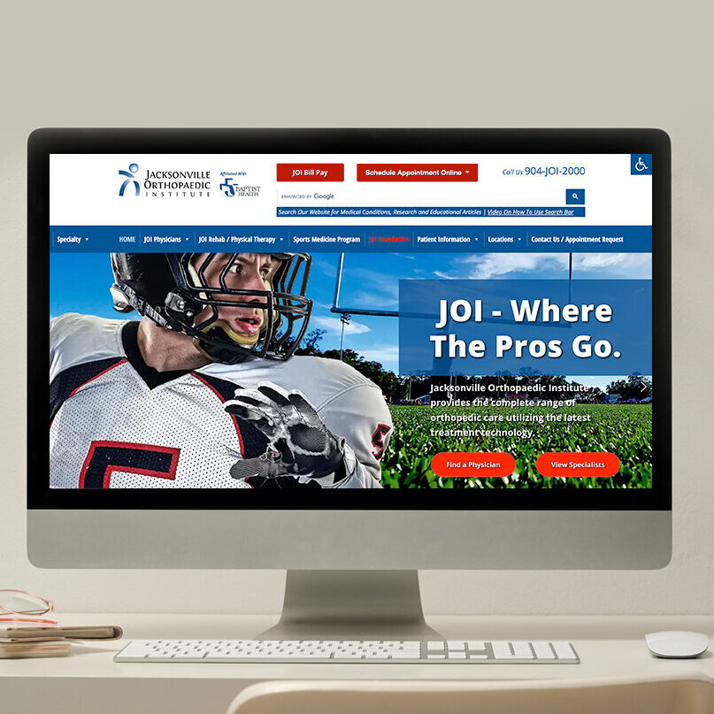 Jax Ortho Portfolio Image