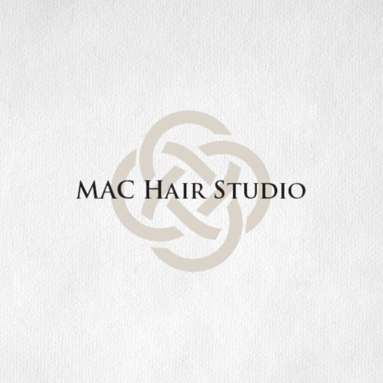Mac hair studio logo design 1
