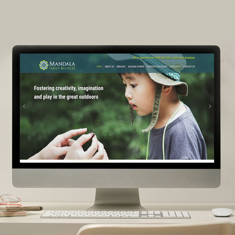 Mandala Family Wellness Website Design Portfolio