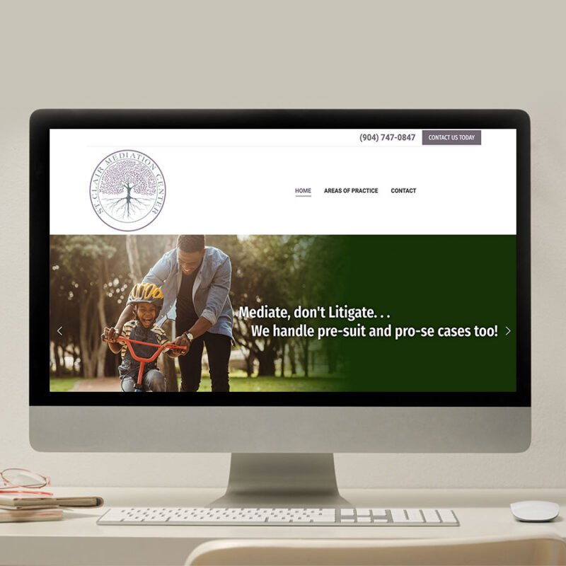 St Clair Mediation Center Web Design Portfolio