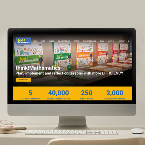 Think Mathematics Website Design Portfolio