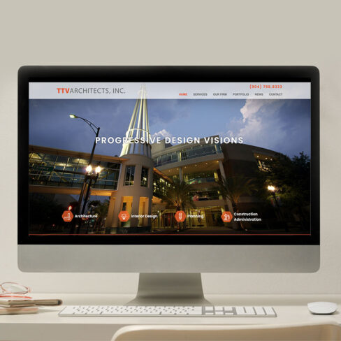 TTV Architects Website Design Portfolio
