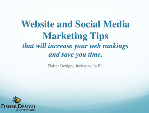 Website and social media marketing tips that will increase your web rankings and save you time