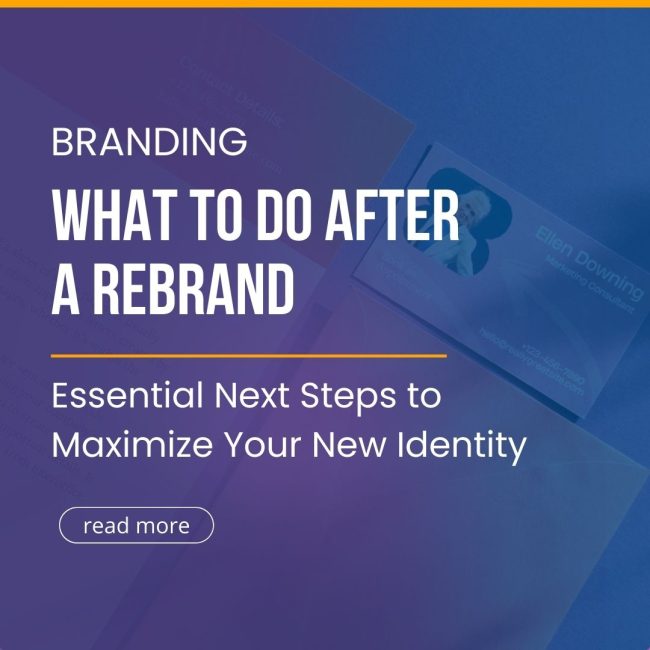 what to do after rebrand