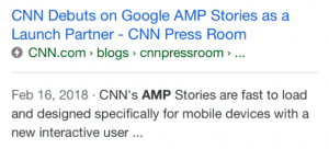 CNN is on AMP
