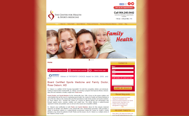 Center for Health and Sports Medicine Dr Ross Osborn