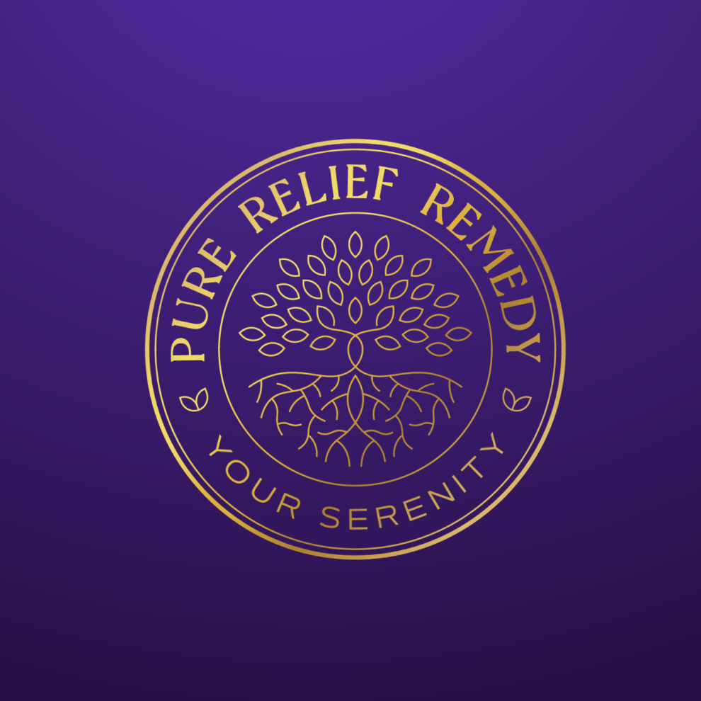 pure relief branding website design