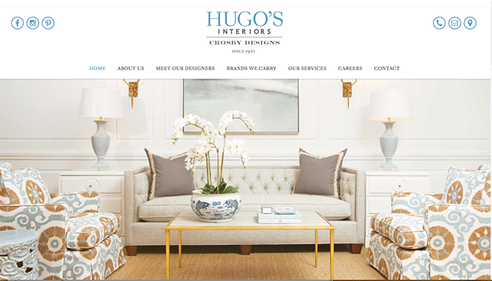 SEO for Furniture Store Hugos Interiors